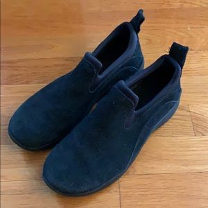 LANDS’ END Youth All Weather Suede Leather Moc